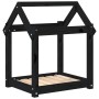 Cama para perros madera maciza de pino negro 61x50x70 cm de vidaXL, Camas para perros - Ref: Foro24-822201, Precio: 45,54 €, ...
