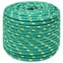 Cuerda de barco polipropileno verde 12 mm 50 m de vidaXL, Sogas y cuerdas metálicas - Ref: Foro24-152724, Precio: 32,16 €, De...