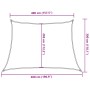 Toldo de vela HDPE verde claro 160 g/m² 4/5x3 m en Sombrillas | Comprar online en Foru.es