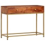 Mesa consola de madera maciza de acacia 100x35x76 cm de vidaXL, Mesas auxiliares - Ref: Foro24-286175, Precio: 142,61 €, Desc...