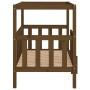Cama perros madera maciza pino marrón miel 105,5x83,5x100 cm de vidaXL, Camas para perros - Ref: Foro24-822390, Precio: 109,1...
