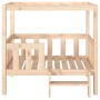 Cama para perros madera maciza de pino 95,5x73,5x90 cm de vidaXL, Camas para perros - Ref: Foro24-822382, Precio: 102,54 €, D...