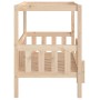 Cama para perros madera maciza de pino 95,5x73,5x90 cm de vidaXL, Camas para perros - Ref: Foro24-822382, Precio: 102,54 €, D...