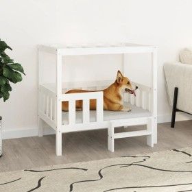 Cama para perros madera maciza de pino blanco 95,5x73,5x900 cm de vidaXL, Camas para perros - Ref: Foro24-822383, Precio: 119...
