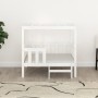 Cama para perros madera maciza de pino blanco 95,5x73,5x900 cm de vidaXL, Camas para perros - Ref: Foro24-822383, Precio: 119...
