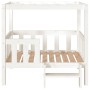 Cama para perros madera maciza de pino blanco 95,5x73,5x900 cm de vidaXL, Camas para perros - Ref: Foro24-822383, Precio: 119...