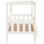 Cama para perros madera maciza de pino blanco 95,5x73,5x900 cm de vidaXL, Camas para perros - Ref: Foro24-822383, Precio: 119...