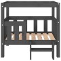 Cama para perros madera maciza de pino gris 75,5x63,5x70 cm de vidaXL, Camas para perros - Ref: Foro24-822379, Precio: 78,42 ...