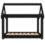 Cama para perros madera maciza de pino negro 81x60x70 cm de vidaXL, Camas para perros - Ref: Foro24-822211, Precio: 54,14 €, ...