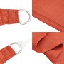 Toldo de vela HDPE terracota 160 g/m² 2x4,5 m en Sombrillas | Comprar online en Foru.es