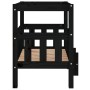 Cama para perros madera maciza de pino negro 65,5x43x70 cm de vidaXL, Camas para perros - Ref: Foro24-822376, Precio: 82,79 €...