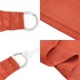 Toldo de vela HDPE terracota 160 g/m² 2,5x4,5 m en Sombrillas | Comprar online en Foru.es