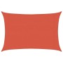 Toldo de vela HDPE terracota 160 g/m² 3x4,5 m en Sombrillas | Comprar online en Foru.es