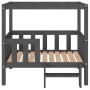 Cama para perros madera maciza de pino gris 95,5x73,5x90 cm de vidaXL, Camas para perros - Ref: Foro24-822384, Precio: 104,05...