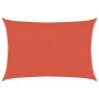 Toldo de vela rectangular HDPE terracota 160 g/m² 3,5x5 m en Sombrillas | Comprar online en Foru.es