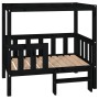 Cama para perros madera maciza de pino negro 95,5x73,5x90 cm de vidaXL, Camas para perros - Ref: Foro24-822386, Precio: 98,22...