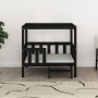 Cama para perros madera maciza de pino negro 95,5x73,5x90 cm de vidaXL, Camas para perros - Ref: Foro24-822386, Precio: 98,22...