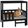 Cama para perros madera maciza de pino negro 95,5x73,5x90 cm de vidaXL, Camas para perros - Ref: Foro24-822386, Precio: 98,22...