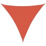 Toldo de vela triangular HDPE terracota 160 g/m 5x5x5 m en Sombrillas | Comprar online en Foru.es