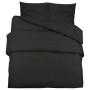 Juego de funda nórdica microfibra ligera negro 135x200 cm de vidaXL, Fundas de nórdico - Ref: Foro24-135974, Precio: 17,04 €,...