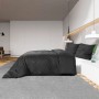 Juego de funda nórdica microfibra ligera negro 135x200 cm de vidaXL, Fundas de nórdico - Ref: Foro24-135974, Precio: 17,04 €,...