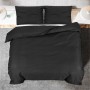 Juego de funda nórdica microfibra ligera negro 135x200 cm de vidaXL, Fundas de nórdico - Ref: Foro24-135974, Precio: 17,04 €,...
