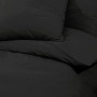 Juego de funda nórdica microfibra ligera negro 135x200 cm de vidaXL, Fundas de nórdico - Ref: Foro24-135974, Precio: 17,04 €,...