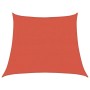 Toldo de vela trapecio HDPE terracota 160 g/m² 3/4x3 m en Sombrillas | Comprar online en Foru.es