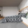 Juego de funda nórdica algodón gris 140x200 cm de vidaXL, Fundas de nórdico - Ref: Foro24-136058, Precio: 24,59 €, Descuento: %