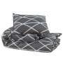 Juego de funda nórdica algodón gris 140x200 cm de vidaXL, Fundas de nórdico - Ref: Foro24-136058, Precio: 24,59 €, Descuento: %