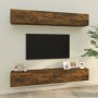 Muebles de TV 4 piezas roble ahumado 100x30x30 cm en Muebles TV | Comprar online en Foru.es