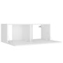 Set de muebles para TV 8 piezas madera contrachapada blanco en Muebles TV | Comprar online en Foru.es