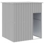 Caseta perros tejado acero galvanizado gris claro 165x153x181cm de vidaXL, Casetas para perros - Ref: Foro24-172364, Precio: ...