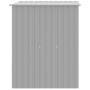 Caseta perros tejado acero galvanizado gris claro 165x153x181cm de vidaXL, Casetas para perros - Ref: Foro24-172364, Precio: ...