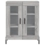 Aparador alto madera contrachapada gris sonoma 69,5x34x180 cm de vidaXL, Aparadores - Ref: Foro24-3189331, Precio: 151,43 €, ...