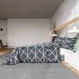 Juego de funda nórdica algodón gris 135x200 cm de vidaXL, Fundas de nórdico - Ref: Foro24-136053, Precio: 20,11 €, Descuento: %