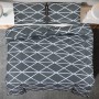 Juego de funda nórdica algodón gris 135x200 cm de vidaXL, Fundas de nórdico - Ref: Foro24-136053, Precio: 20,11 €, Descuento: %