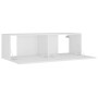 Set de muebles para TV 8 piezas madera contrachapada blanco en Muebles TV | Comprar online en Foru.es