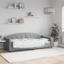 Sofá cama tela gris claro 80x200 cm de vidaXL, Camas y somieres - Ref: Foro24-354178, Precio: 187,99 €, Descuento: %