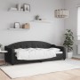 Sofá cama tela negro 80x200 cm de vidaXL, Camas y somieres - Ref: Foro24-354180, Precio: 186,38 €, Descuento: %