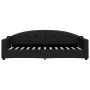 Sofá cama tela negro 80x200 cm de vidaXL, Camas y somieres - Ref: Foro24-354180, Precio: 186,38 €, Descuento: %