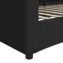 Sofá cama tela negro 80x200 cm de vidaXL, Camas y somieres - Ref: Foro24-354180, Precio: 183,63 €, Descuento: %
