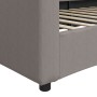 Sofá cama tela gris taupe 80x200 cm de vidaXL, Camas y somieres - Ref: Foro24-354181, Precio: 188,25 €, Descuento: %