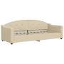 Sofá cama tela color crema 80x200 cm de vidaXL, Camas y somieres - Ref: Foro24-354182, Precio: 187,99 €, Descuento: %