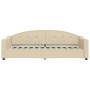 Sofá cama tela color crema 80x200 cm de vidaXL, Camas y somieres - Ref: Foro24-354182, Precio: 187,99 €, Descuento: %