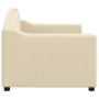 Sofá cama tela color crema 80x200 cm de vidaXL, Camas y somieres - Ref: Foro24-354182, Precio: 187,99 €, Descuento: %