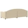 Sofá cama tela color crema 80x200 cm de vidaXL, Camas y somieres - Ref: Foro24-354182, Precio: 185,24 €, Descuento: %