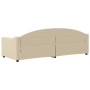 Sofá cama tela color crema 80x200 cm de vidaXL, Camas y somieres - Ref: Foro24-354182, Precio: 187,99 €, Descuento: %