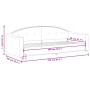 Sofá cama tela color crema 80x200 cm de vidaXL, Camas y somieres - Ref: Foro24-354182, Precio: 187,99 €, Descuento: %