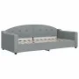 Light gray fabric sofa bed 90x200 cm by vidaXL, Beds and slatted bases - Ref: Foro24-354183, Price: 188,91 €, Discount: %